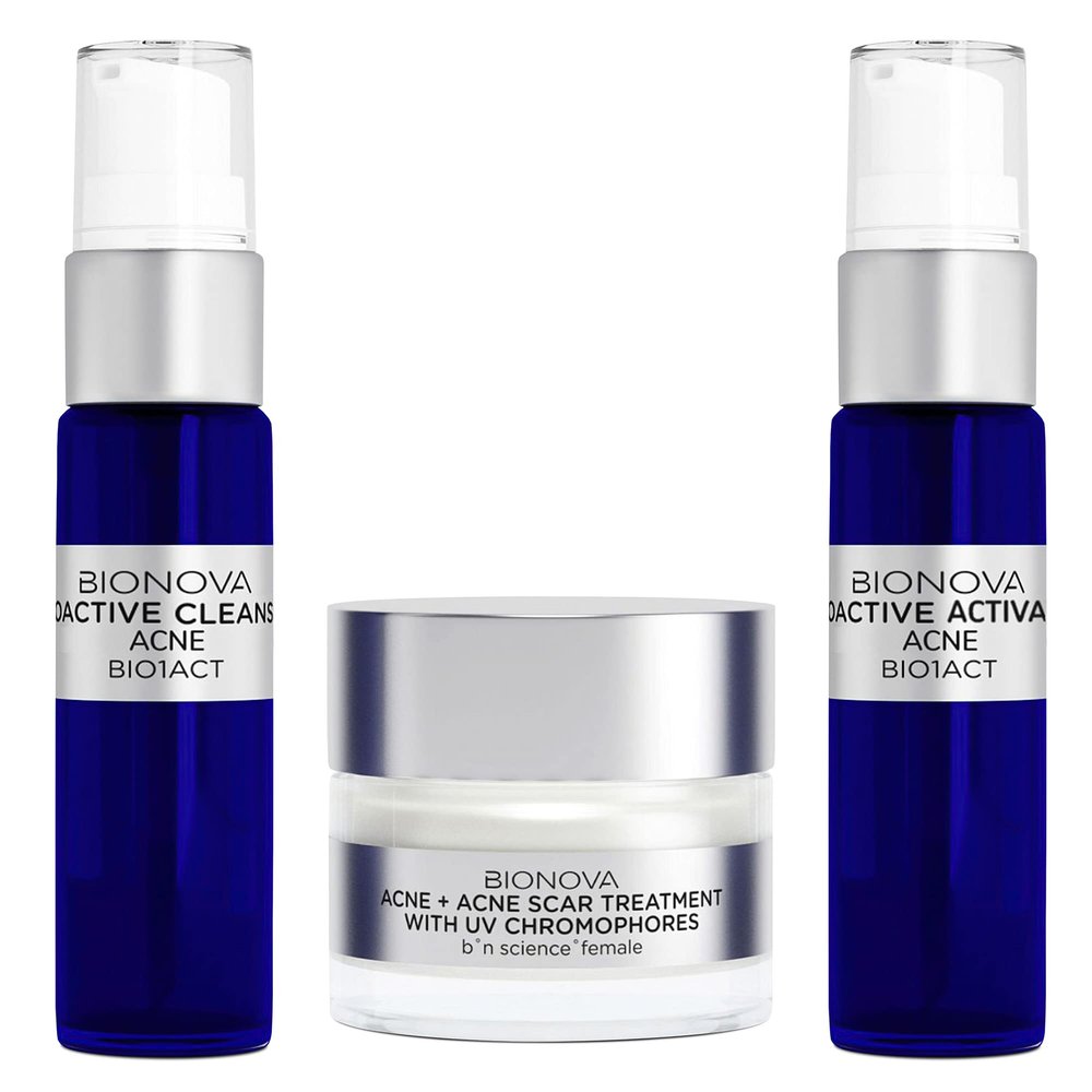 BIONOVA - Acne + Acne Scar Discovery Collection with UV Chromophores (3pk)