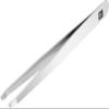 ZWILLING Slant Tweezer (plucking eyebrows, removing splinters, hand-finished, roughened tips), Polished, Silver, 3.5 inch view 3
