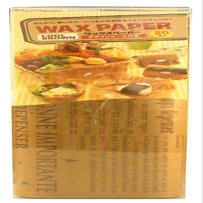 Wax Paper Cool Brown 20 Sheets