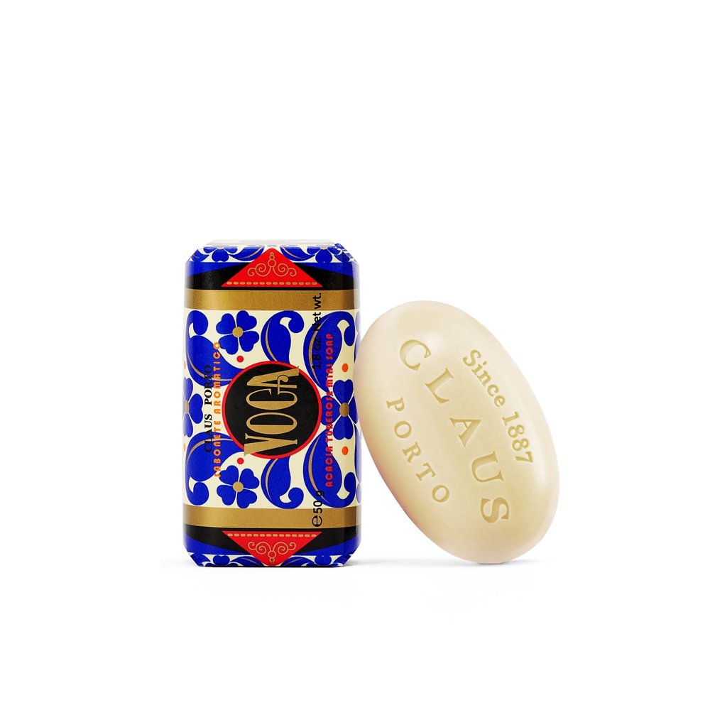 Claus Porto - Voga Acacia Tuberose Mini Soap | Floral, Cleansing, Nourishing | Handcrafted, Aromatic, Fruity (50g | 1.7 oz)