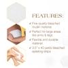 GiGi Bleached Muslin Epilating Roll for Soft Wax  Professional Hair Removal Waxing Strip Roll, 40 Yards view 4