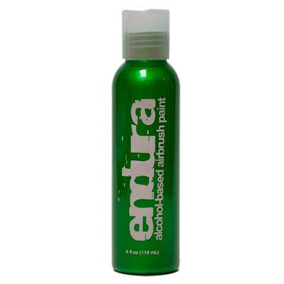 Endura Metallic Green Airbrush Temporary Tattoo Paint, 4 oz.