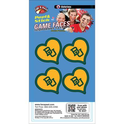 Waterless Peel & Stick Temporary Tattoos Fan-A-Peel / Gamesfaces
