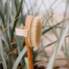 Croll & Denecke Bath Brush with Natural Bristles, 43 cm, Brown, Gentle Exfoliation, Deep Cleansing, Reach Difficult Areas, Versatile Usage view 2