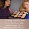 Ageless Derma Pressed Mineral Foundation Makeup Tawny With Vitamin and Green Tea Extracts view 4