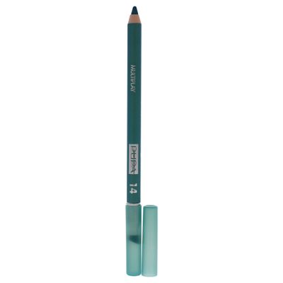Pupa Milano Multiplay Eye Pencil - 14 Water Green for Women - 0.04 oz Eye Pencil