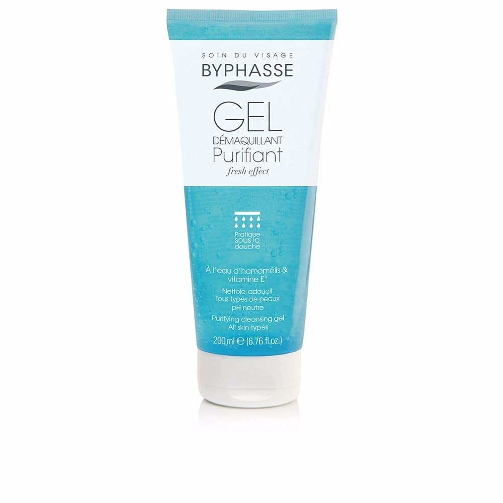 BYPHASSE - Gel dmaquillant Purifiant - FACE  l'eau d'Hamamlis - 200ml
