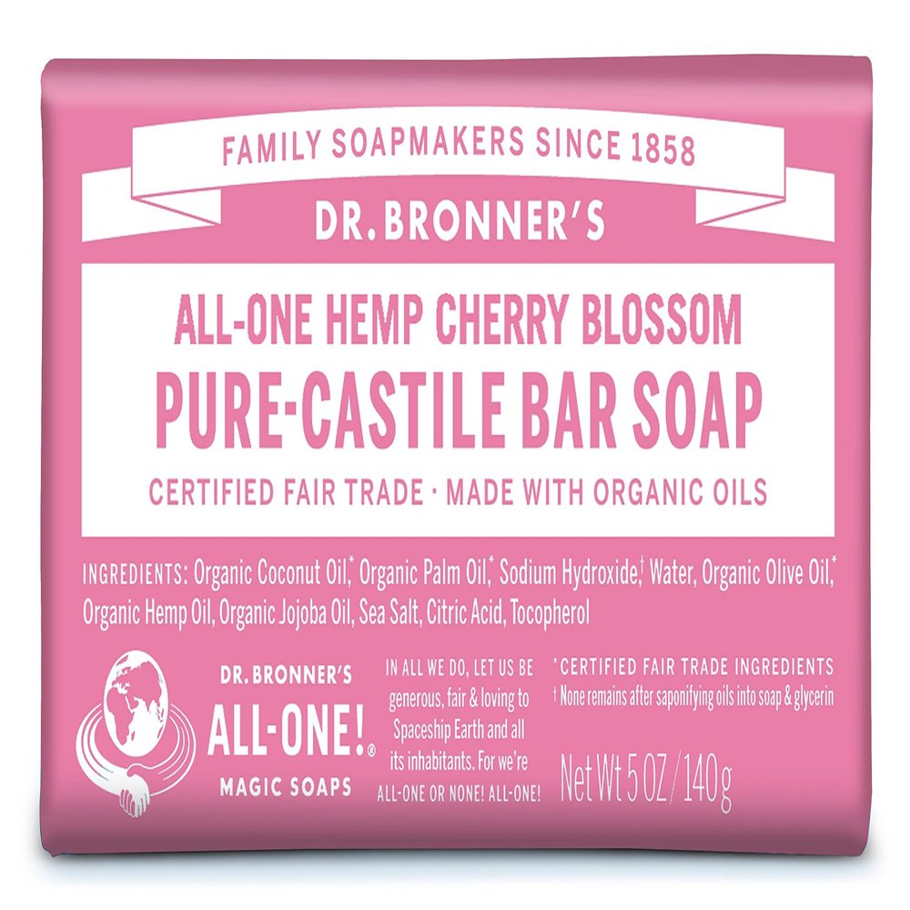Dr. Bronner's Cherry Blossom Bar Soap, 5 OZ