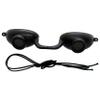Super Sunnies Evo Flexible Tanning Bed Goggles UV Eye Protection Black Glasses, FDA Compliant view 1