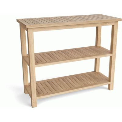 Anderson Teak SPA-4720 SPA 2-Shelf Towel Console