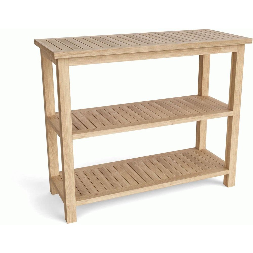 Anderson Teak SPA-4720 SPA 2-Shelf Towel Console