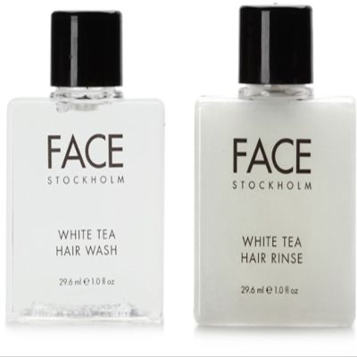 Face Stockholm White Tea Hair Wash Shampoo & Hair Rinse Conditioner lot of 12. 6 of Each 1oz Bottles