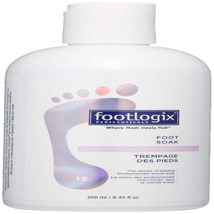 FOOTLOGIX Foot Soak Concentrate, 8.45 oz - Gentle Cleansing, Foot Bath Soak, Soften Dry Feet and Calluses