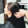 Utopia Towels Cotton Bleach Proof Salon Towel 16 by 27 inches, Bleach Safe Gym 100% Cotton Hand Towel, 24 Pack, Black view 2
