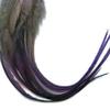 1 Dozen - Medium Pandora Blendz Rooster Saddle Whiting Hair Extension Feathers Summer Craft Supply | Moonlight Feather view 3