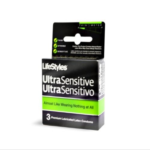 Lifestyle ULT Sensitive Size 3s (Pack of 6)