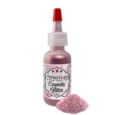 Amerikan Body Art Opaque Glitter - Rose (0.5 oz)