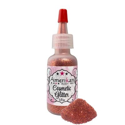 Amerikan Body Art Opaque Glitter - Tangerine (0.5 oz)