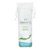 Organyc 100% Organic Cotton Rounds - Biodegradable Cotton, Chemical Free, For Sensitive Skin (70 Count) - Daily Cosmetics. Beauty and Personal Care view 1