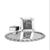 Allure Vanessa Clear Jewel Accent Mirror Vanity Set, Clear view 1