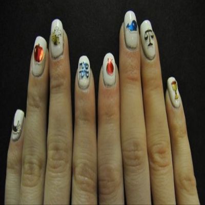 Midrash Manicures High Holiday Decals-Start the Jewish New Year in Style! Torah At Your Fingertips!