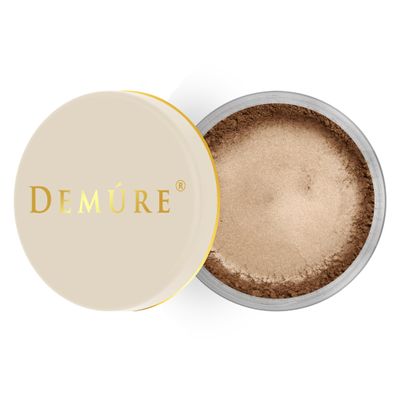 Demure Mineral Make Up, Mineral Foundation Makeup, Concealer Makeup, Natural Makeup Made with Pure Crushed Minerals, Loose Face Powder. Demure Mineral Makeup (Espresso)