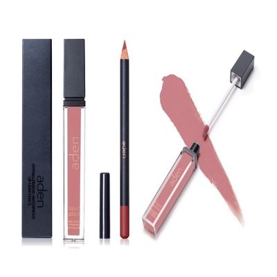 Lipstick for Women & Lip Liner Pencil Liquid Matte Lipstick Long Lasting Lip Combo Sets with Lip Stain Long Lasting Waterproof & lip liner stain Lip Kit Pigmented-Non Smudge-Made in Italy 07