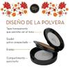 Maja Pressed Compact, Creme Powder for Flawless Uniform Coverage, Skin Matte, Without Shine, Long Lasting Effect, Pressed Powder with Mirror, Arabesco Color, 0.53 Oz view 2