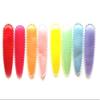 100 Pcs Mix rainbow Colors Plain Hair Clip Covers accessories Size 55 Mm view 1