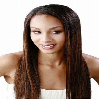 100% Human Hair ST/W weaving by Janet Collection_1 (Jet Black)_24"