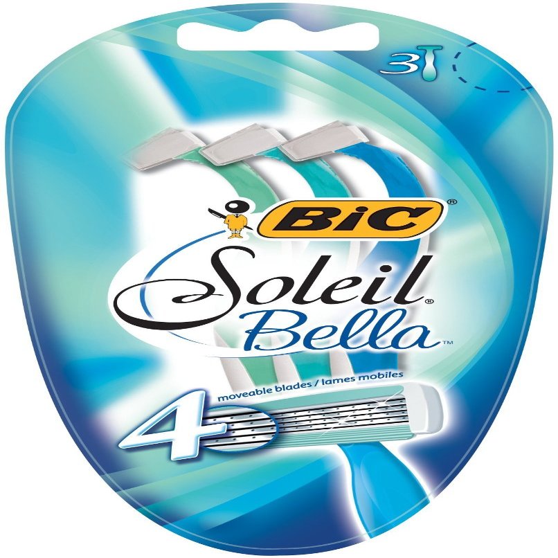 BIC Soleil Bella Lady Razors, Pack of 3 Pieces