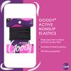 Goody Nonslip Womens Elastic Hair Tie Black - 4MM for Medium Hair- Ouchless Pain-Free Hair Accessories for Women Perfect for Long Lasting Braids, Ponytails and More, 10 Count (Pack of 1) view 2