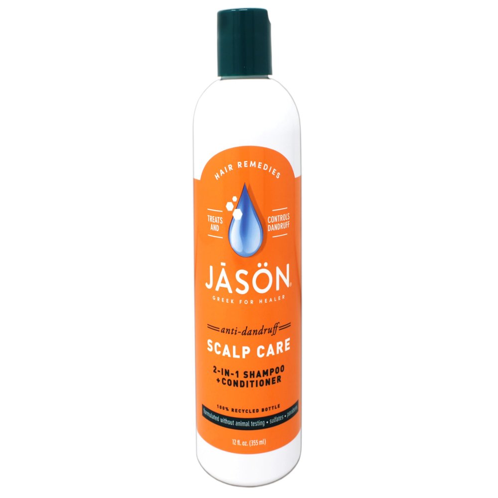 Jason Dandruff Relief Treatment 2 in 1 Shampoo + Conditioner 12 Ounces (1 Pack)