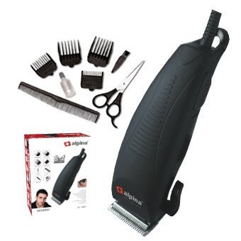 Alpina SF-5055 Professional 8 in 1 Hair Cutting and Grooming Clipper Set for Men- 220/240V Countries