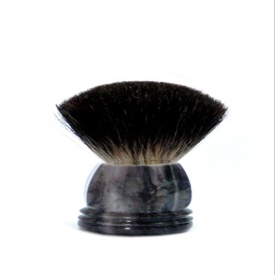 Golddachs Shaving Brush, Plastic Grey Marbled, 100% Badger Hair by Golddachs