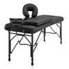 DR.LOMILOMI Portable Massage Table, Ultra-Light Travel-Sized Aluminum Foldable Massage Table, Wide Spa Bed Package 302 Halia (Black, with Side Arm Extensions) view 2