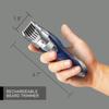 Blue/Silver Milano 19 Stage Beard Trimmer view 2