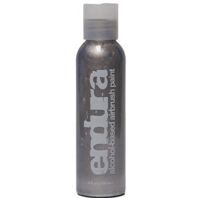 Endura Metallic Silver Airbrush Temporary Tattoo Paint, 4 oz.