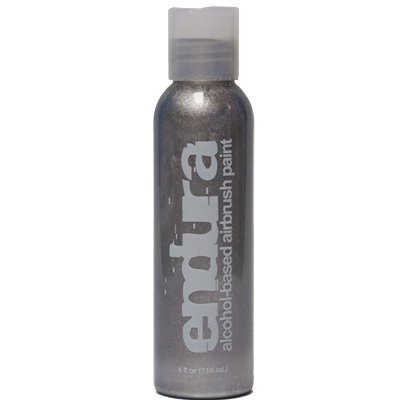Endura Metallic Silver Airbrush Temporary Tattoo Paint, 4 oz.