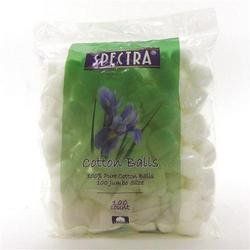 Spectra 100 Count Jumbo Cotton Balls Case Pack 48