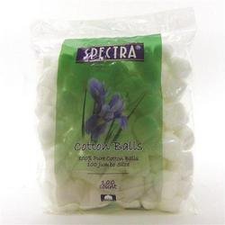 Spectra 100 Count Jumbo Cotton Balls Case Pack 48