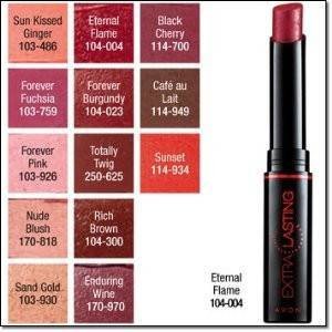 AVON Extra Lasting Lipstick - Forever Burgundy X202