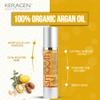 KERAGEN - Nourishing Hair Serum for Dry Damaged Hair - Argan Oil for Hair Treatment - Brilliant Shine, Heat Protection with Paraben, Phthalate and Sulfate Free Formula (1.7 Oz) view 3