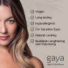 Vegan Black Mascara for Sensitive Eyes, Natural Hypoallergenic mascara, Buildable Lengthening and Volumizing for Natural Looking, Cruelty Free, Ophthalmologist Tested- By Gaya cosmetics view 3