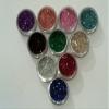 10 x Body Art Glitter Color pots - 5 Grams Each red Blue Black Green Silver Gold Purple Blue Orange Pink view 2
