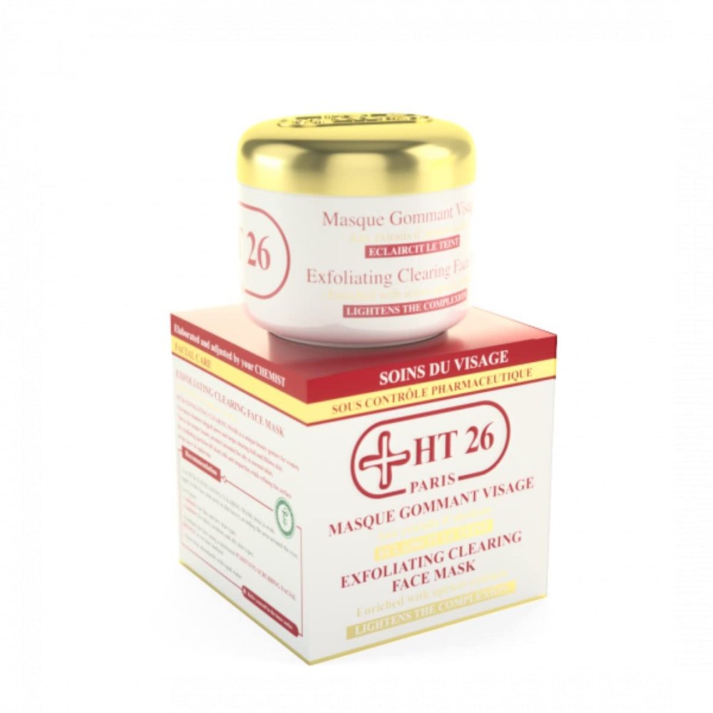HT26 PARIS - Exfoliating Clearing Face Mask/Masque Gommant Visage - 50ml