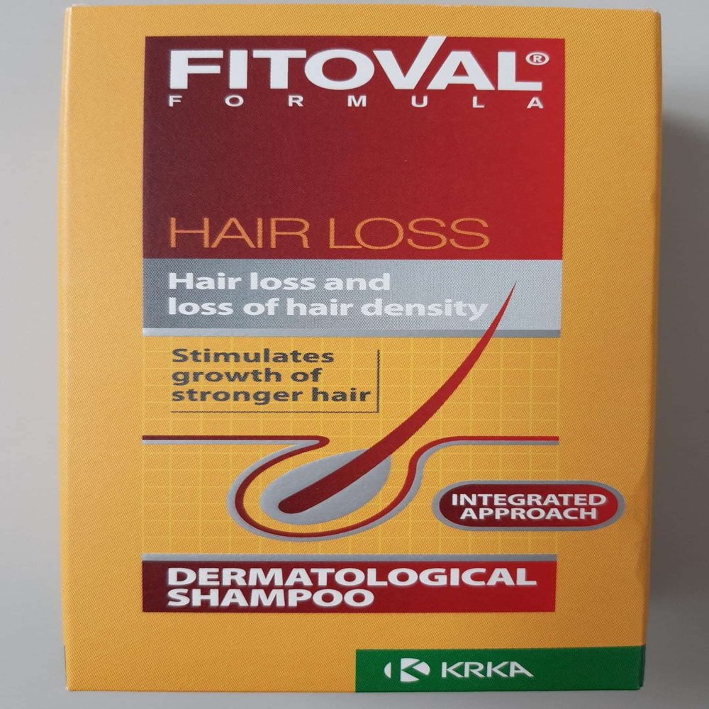 Fitoval Hair-Loss Shampoo - Stimulates Growth & Fights Excessive Hair-Shedding / Thinning - With Arnica, Rosemary & Glycogen - 100ml