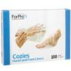 ForPro Professional Collection Cozies Hand and Foot Liners, Paraffin, Heated Mitts, Hand/Foot Treatments, 9 W x 16.5 L, 100-Count view 3