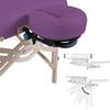 EarthLite Premium Portable Massage Table Package Spirit - Spa-Level Comfort, Deluxe Cushioning incl. Flex-Rest Face Cradle & Strata Face Pillow, Carry Case (30/32 x 73) - Made in USA, Amethyst view 4