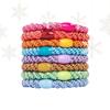 Colorful Hair Ties for Thick Hair, Grab & Go Ponytail Holders, 8 Pack, Spring, Thick No-Crease Bands with Strong Hold, Damage-Free Design, Cheerful Seasonal Mix | L. Erickson view 1